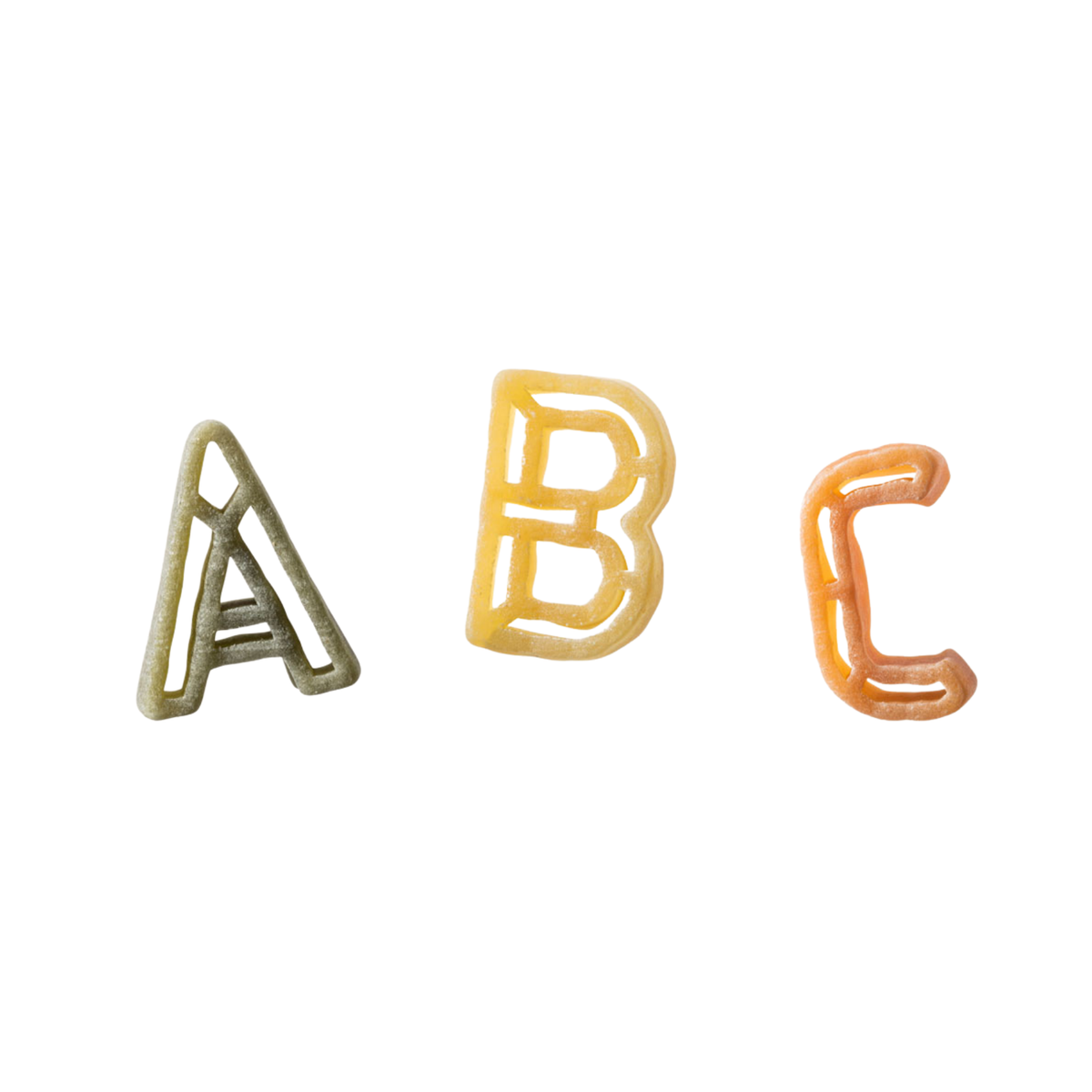 Alphabet Pasta for Kids Tricolour image 2