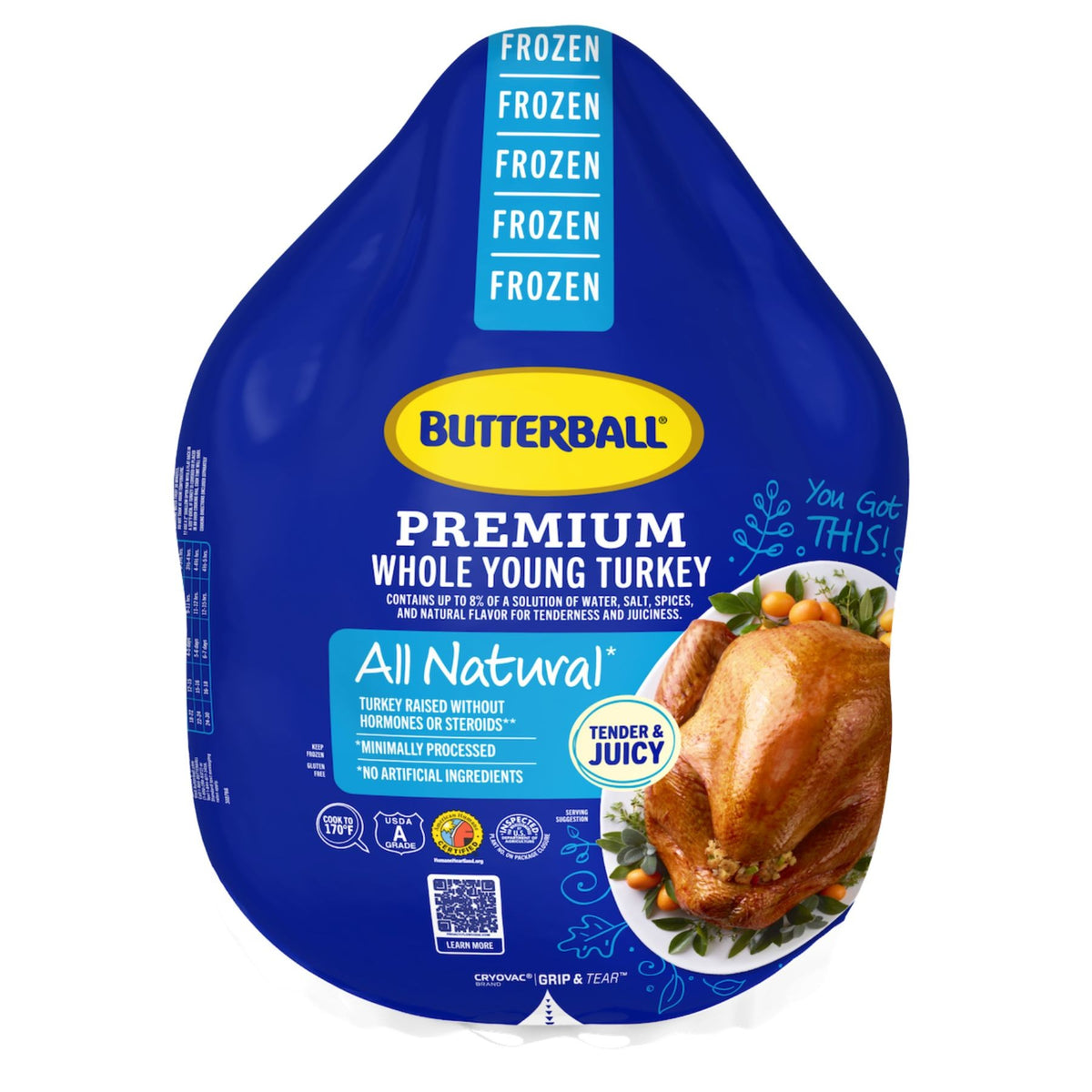 Turkey Whole Extra Large Frozen ~7.2kg image 1