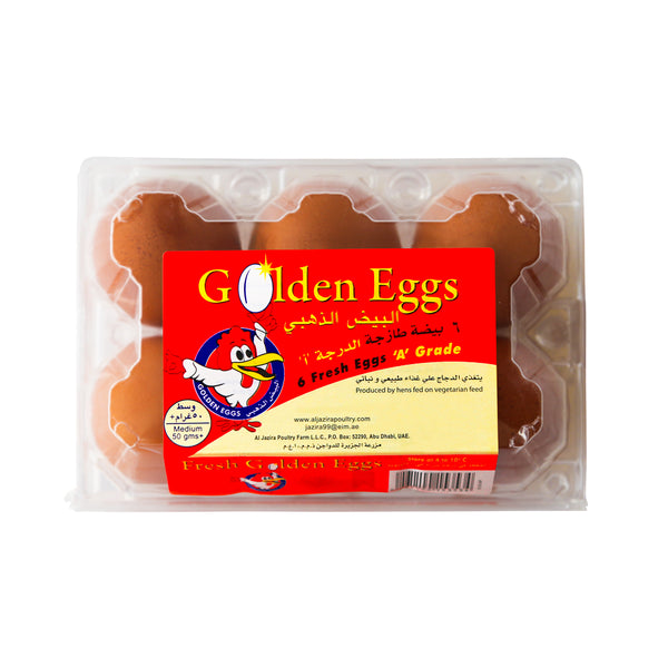 Golden Eggs - Fresh White Eggs Family Pack 6pcs image 1