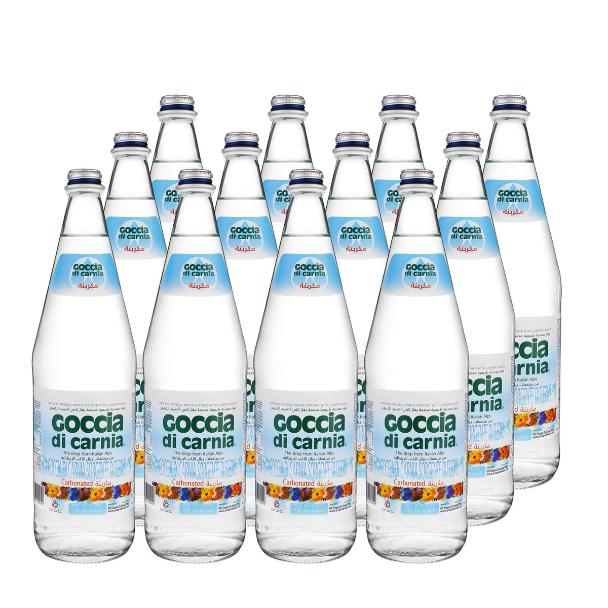 Water Sparkling Glass 1L x 12 bottles image 2