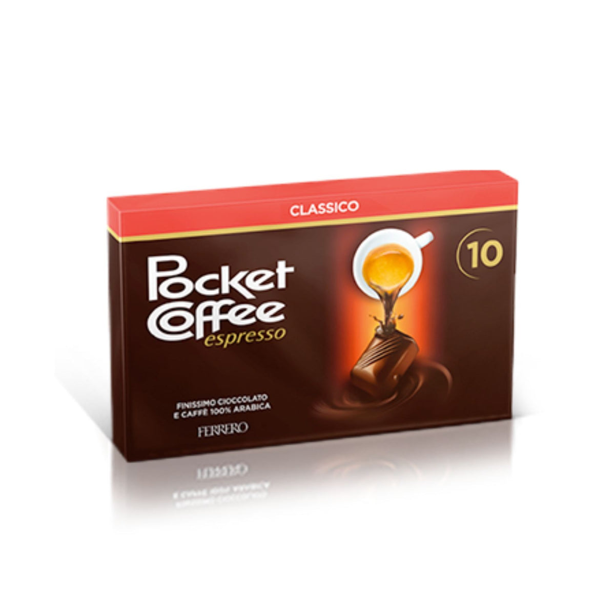 Pocket Coffee Espresso Chocolate 12.5g x 10pcs image 1