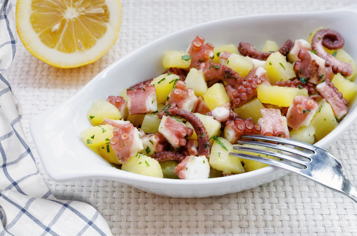 Octopus Salad with Potatoes image 1