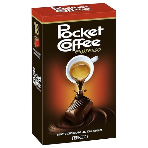 Pocket Coffee Espresso Chocolate 12.5g x 18pcs image 1