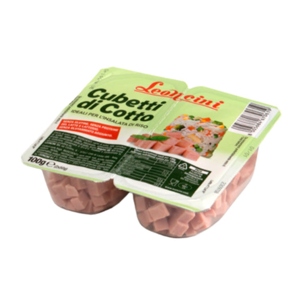 Leoncini - Cooked Ham Cubes Pork 2x50g image 1