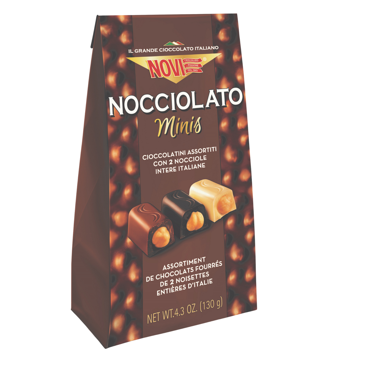 Nocciolato Minis Chocolate with Hazelnut Bag 130g image 1