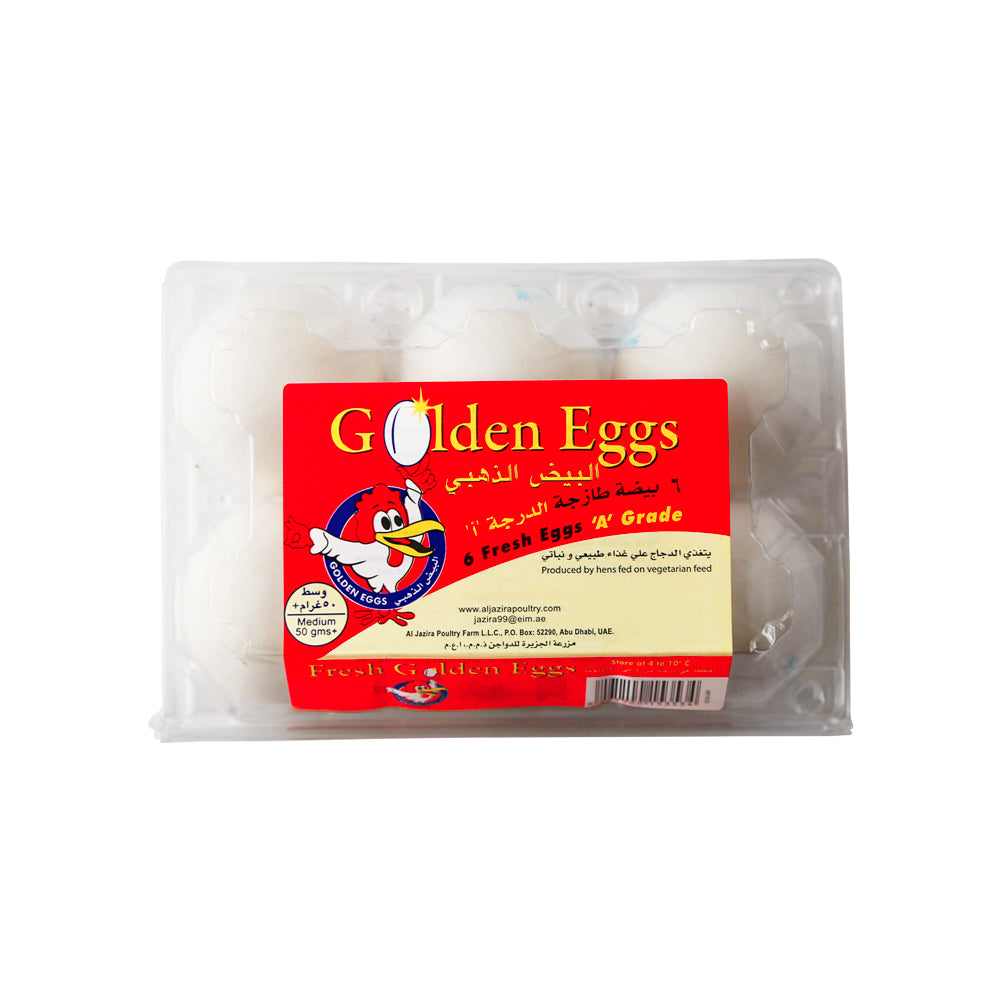 Golden Eggs - Fresh Brown Eggs Family Pack 6pcs image 1