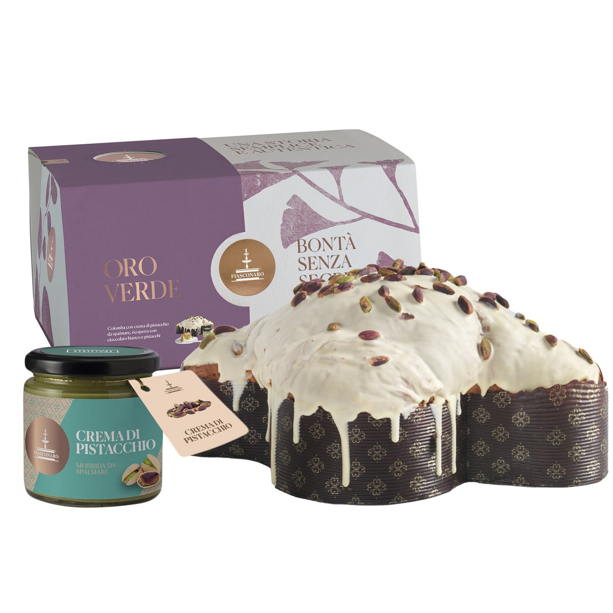 Colomba Oro Verde 820g with Pistachio Cream Spread 180g image 2