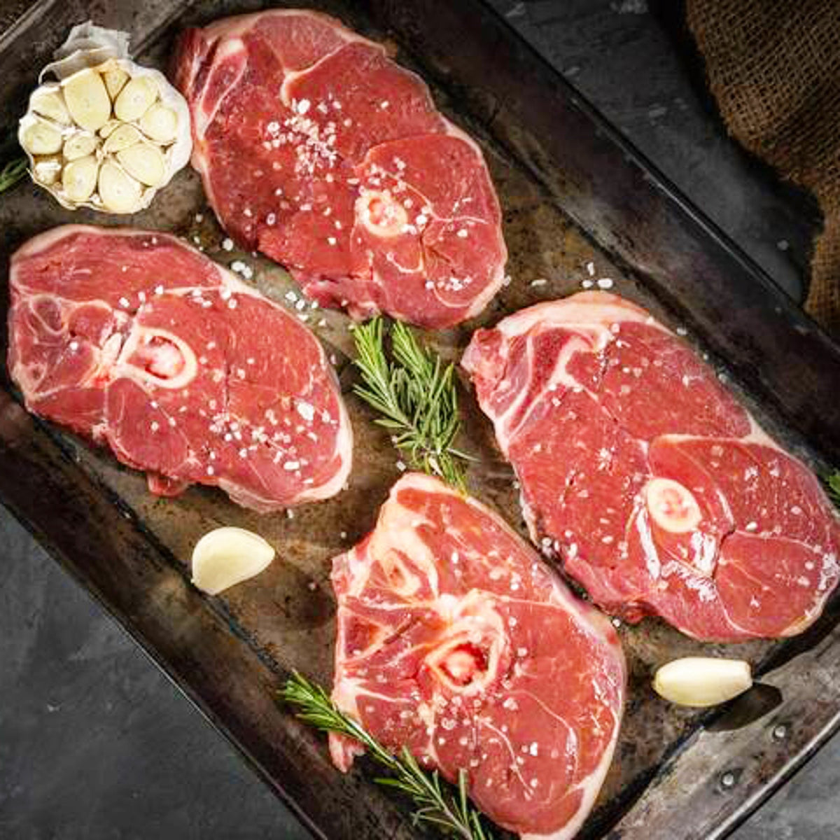 Lamb Leg Steaks from Australia 4-5pcs image 1