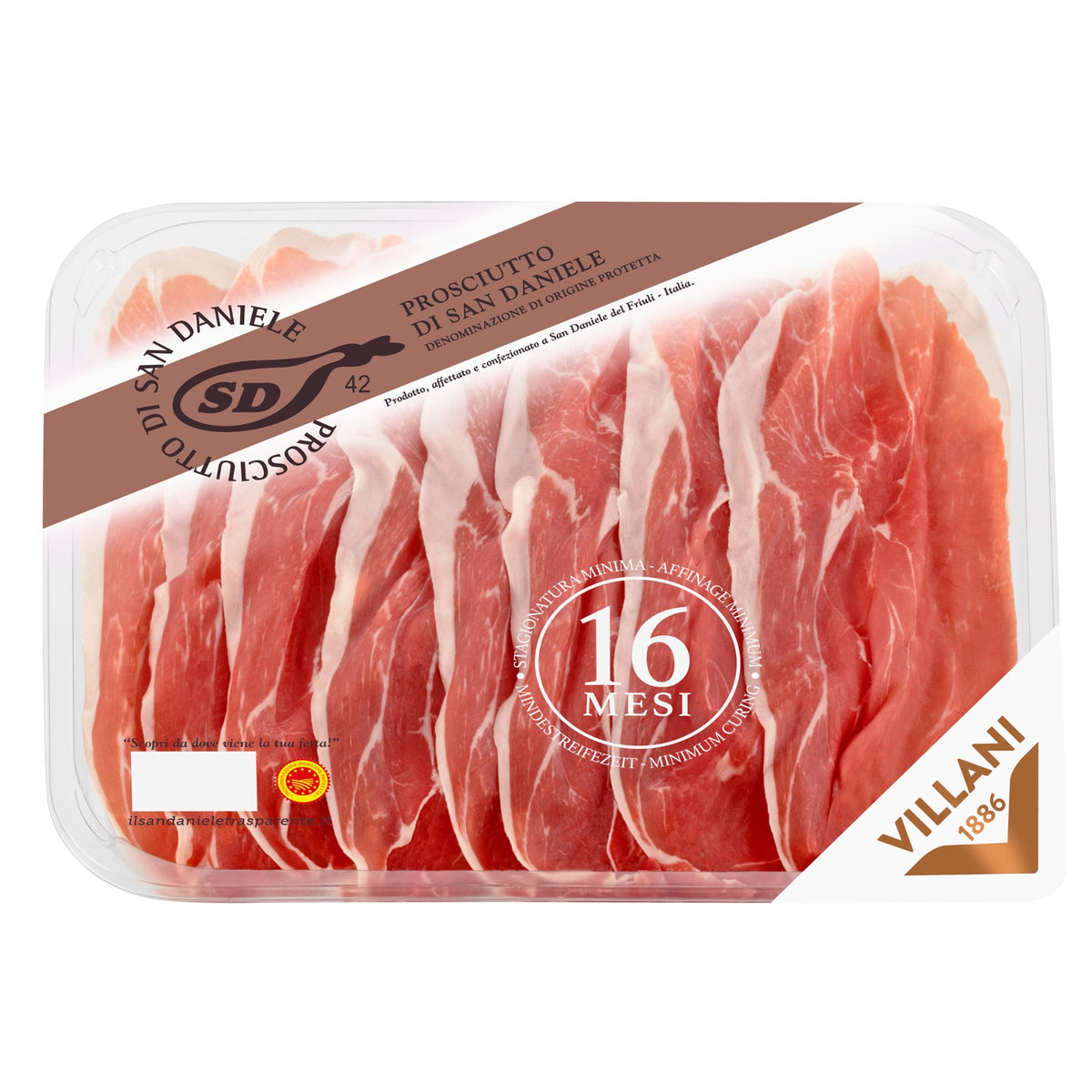 San Daniele Ham PDO Sliced - Pork image 1