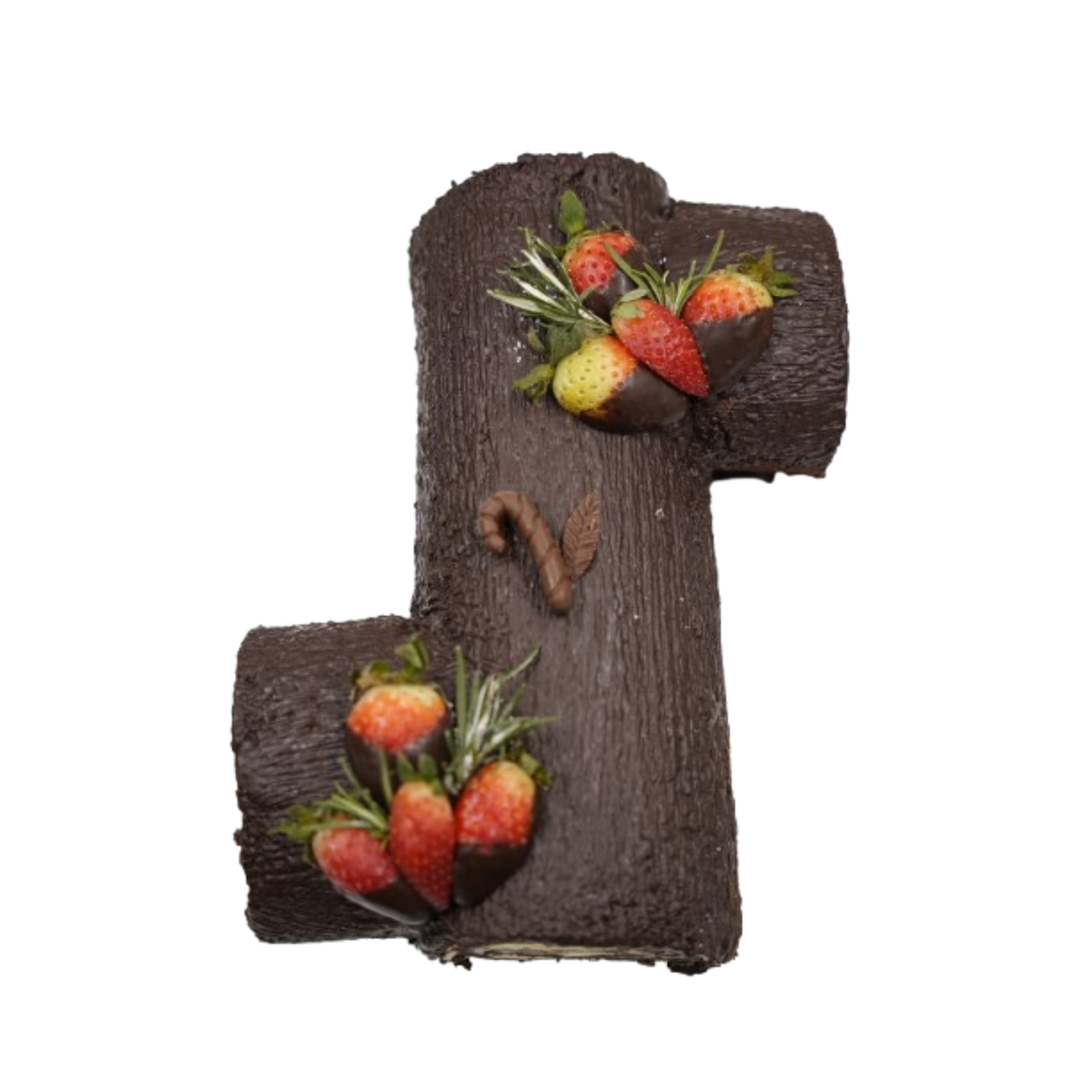 Yule Log Cake White Chocolate image 2