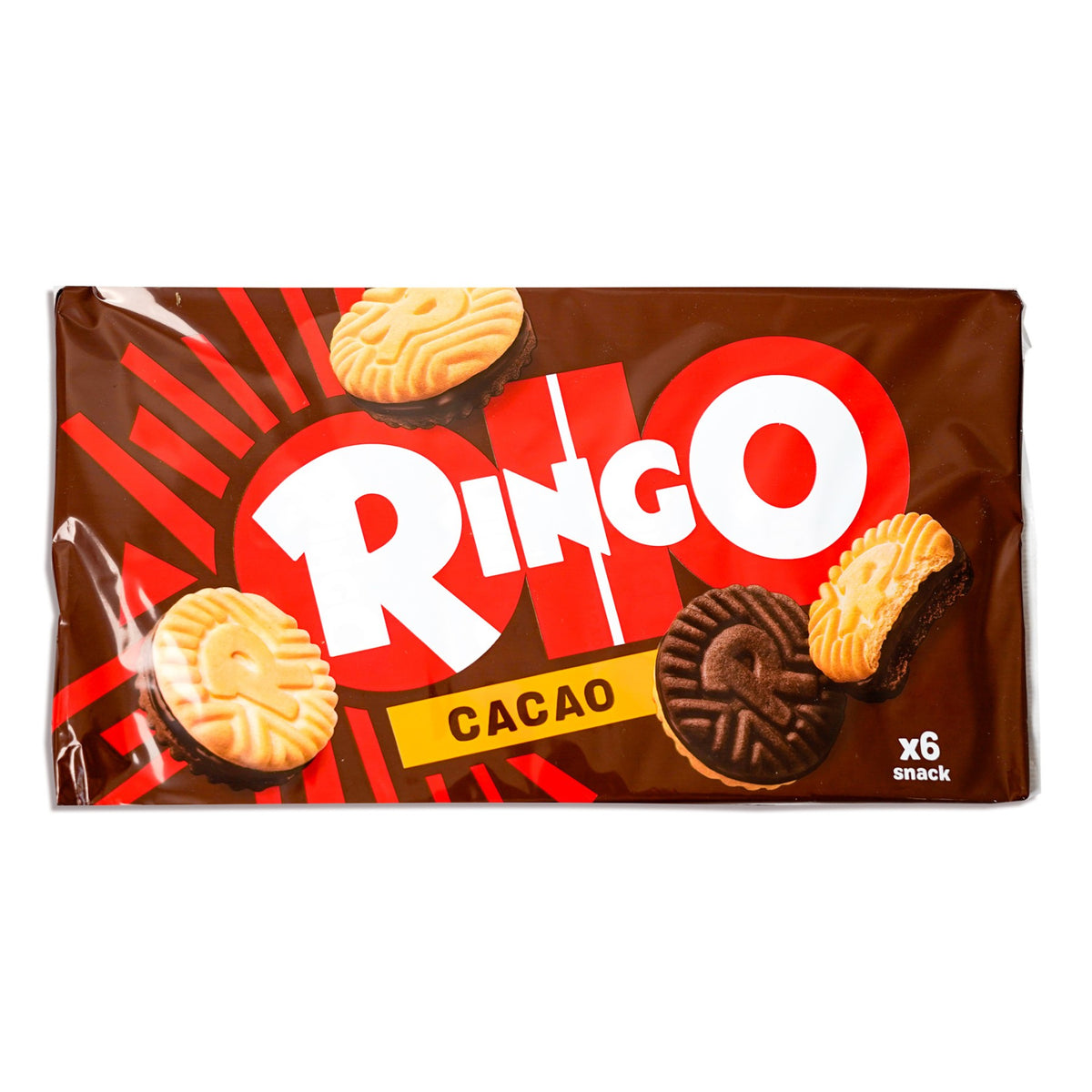Ringo Biscuits Cacao 55g x 6pcs image 1