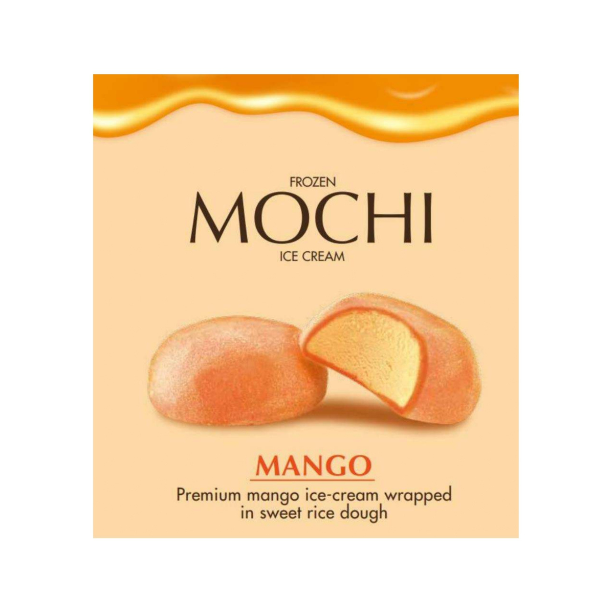 Mochi Ice Cream Mango Frozen 6pcs image 1