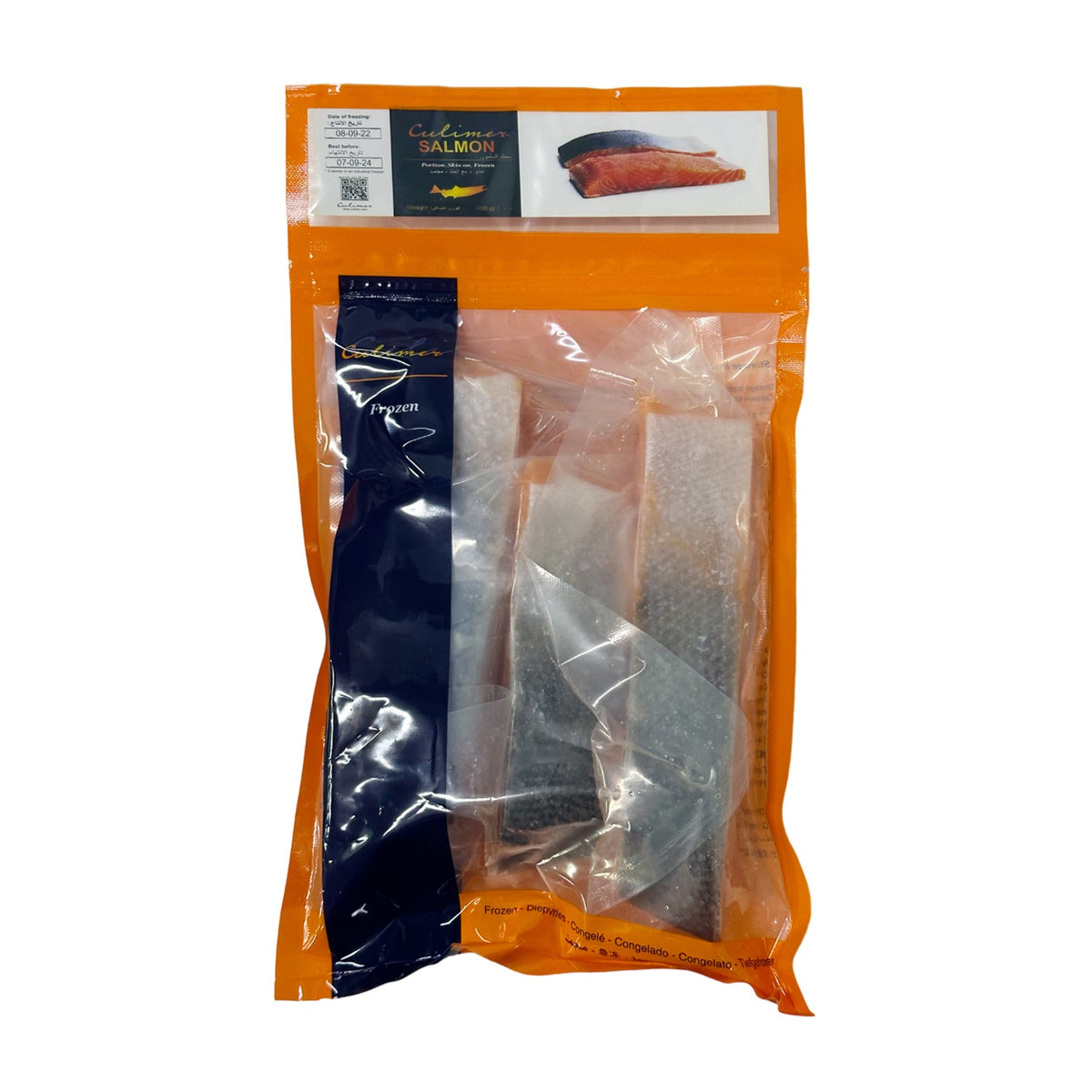 Salmon Slice Skin On Frozen from Norway ~170g x 3pcs image 2