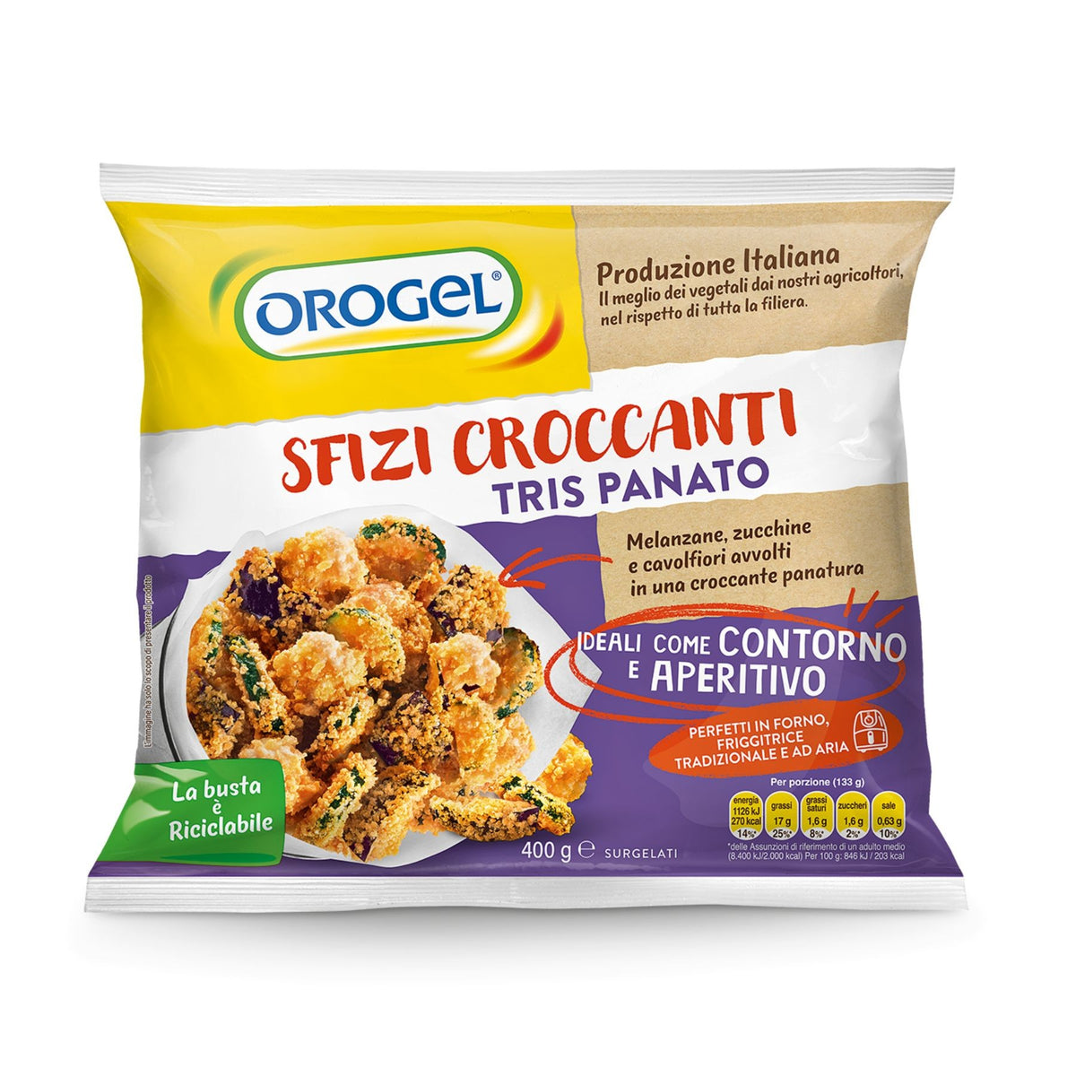 Breaded Veggie Trio Frozen image 1