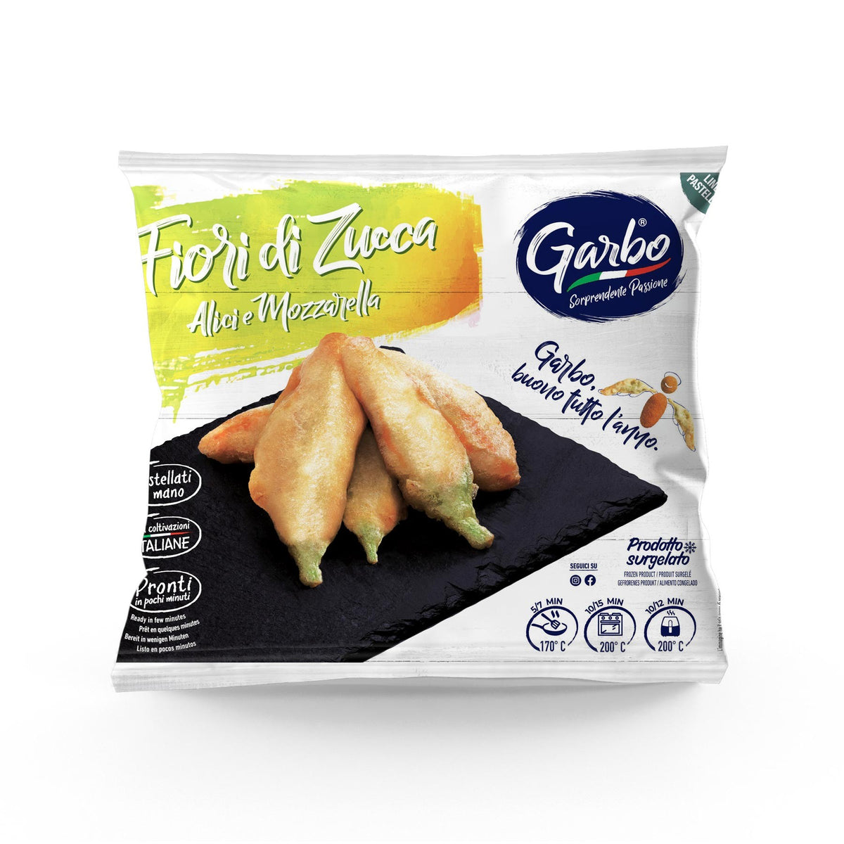 Courgette Flowers with Anchovies & Mozzarella Frozen image 1