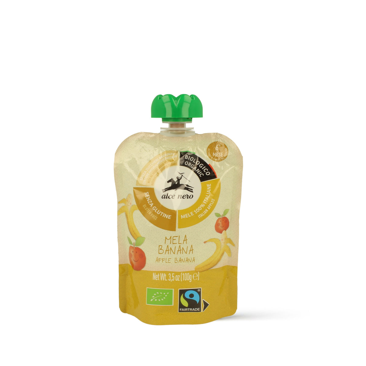 Apple & Banana - Organic Fruit Puree 100g image 1
