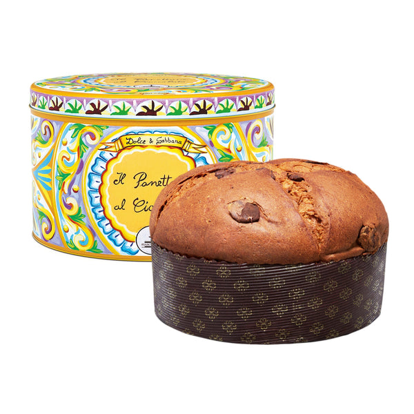 Panettone Chocolate with Dolce & Gabbana Tin 500g image 1
