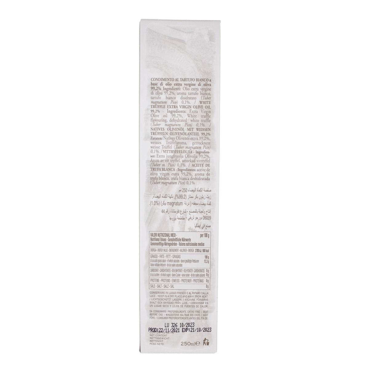 White Truffle Extra Virgin Olive Oil 250ml image 5
