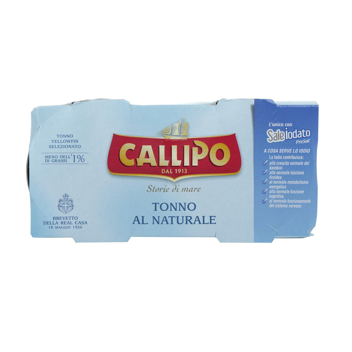 Tuna Yellowfin Natural 160g x 2pcs image 1