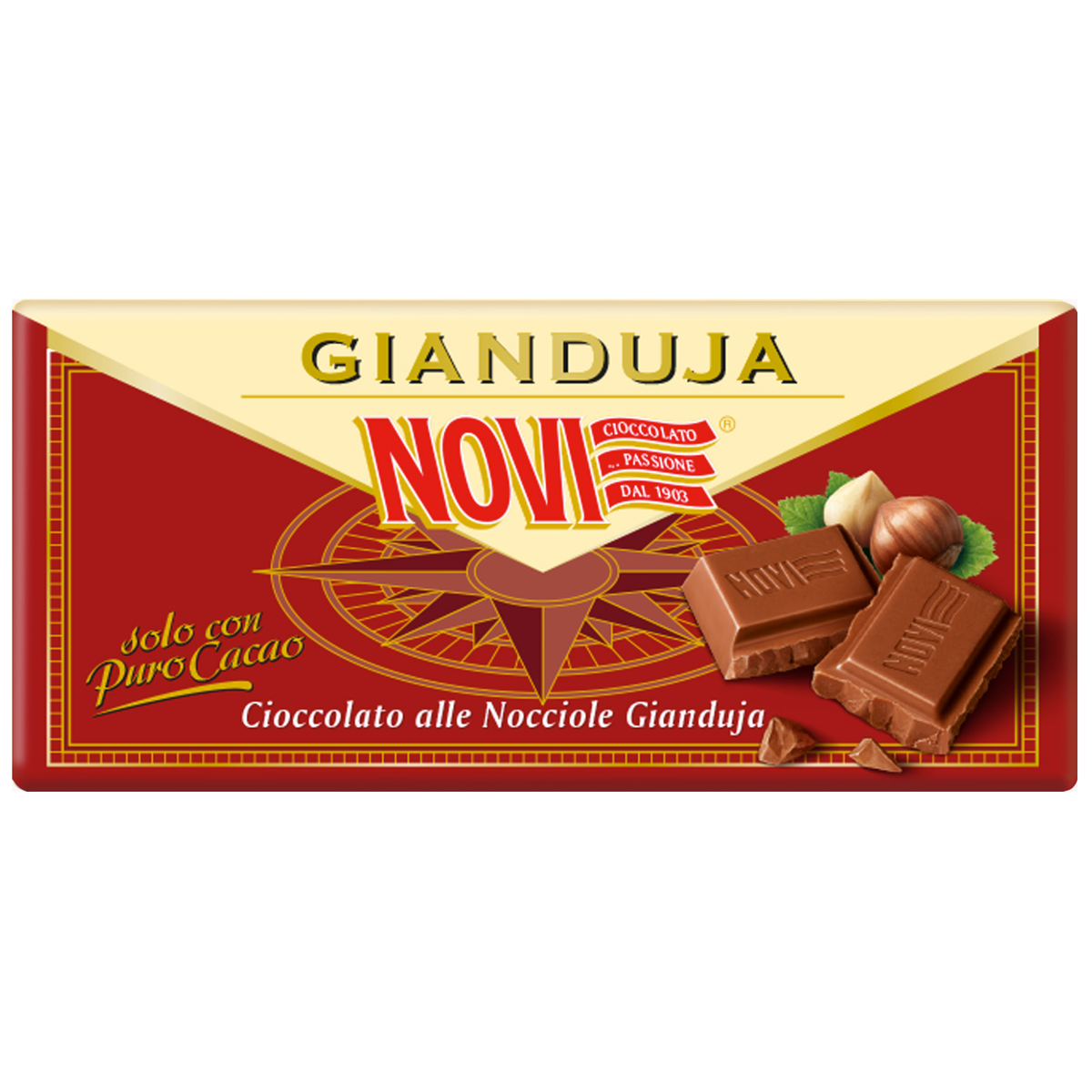 Gianduja Chocolate Bar 100g image 1
