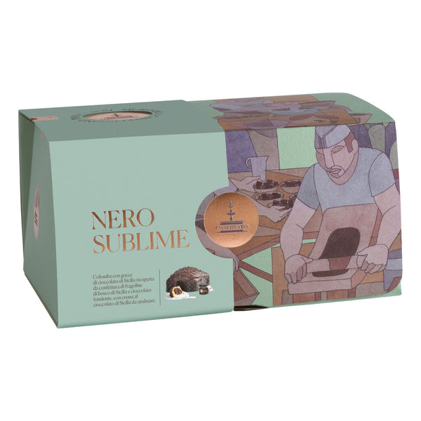 Colomba Nero Sublime 820g with Chocolate Cream Spread 180g image 1
