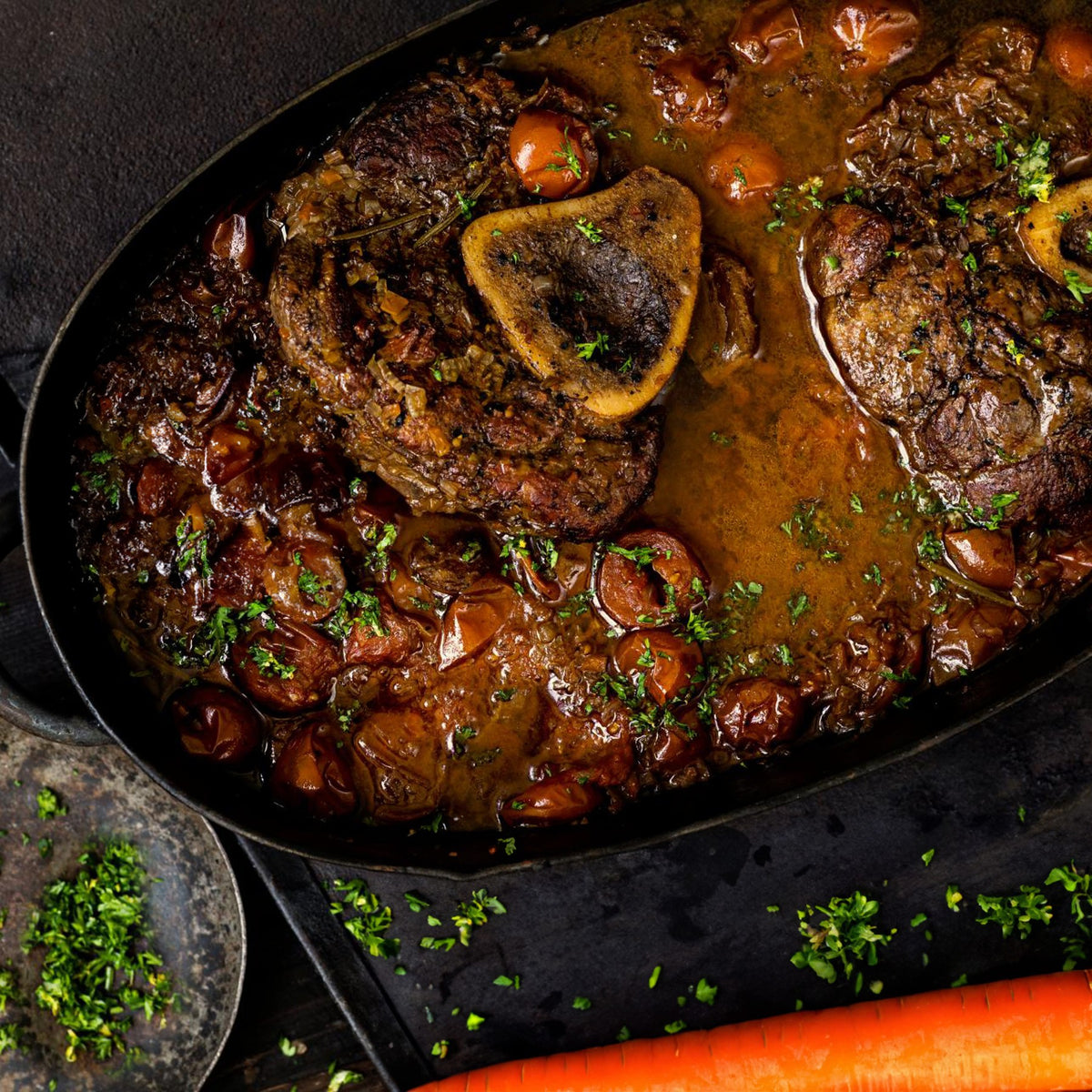 Veal Ossobuco with Peas image 1
