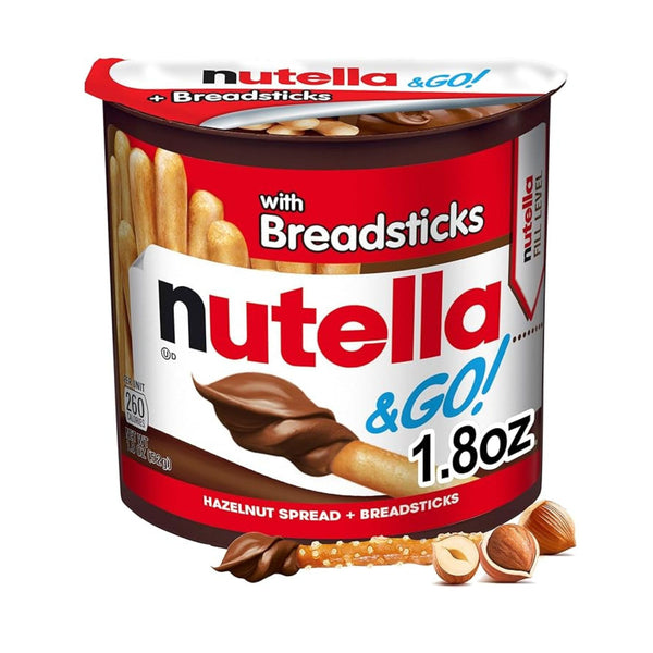Nutella & GO Chocolate Hazelnut Spread with Breadsticks image 1