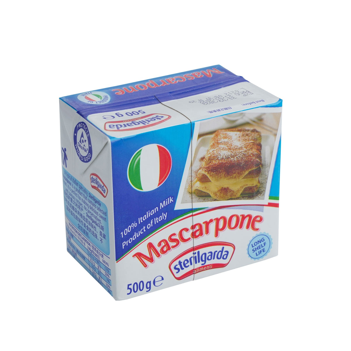 Mascarpone Cheese Tetra Pack 500g image 1
