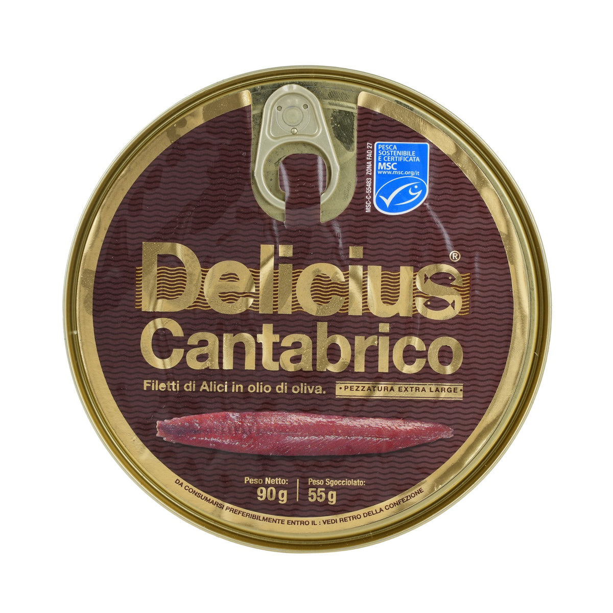 Anchovy Fillets Cantabrian Olive Oil 90g image 1