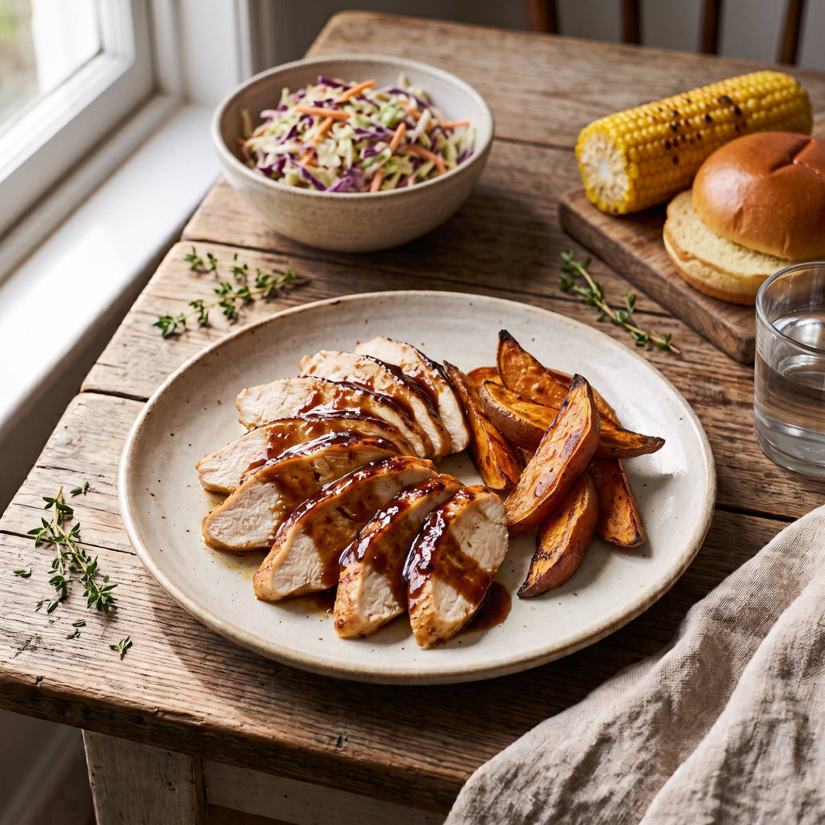Grilled Chicken Breast with BBQ Sauce - Sliced 300g image 2