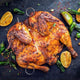 Chicken Corn-fed Roast Devil-cut with Aromatic Green Sauce image 1