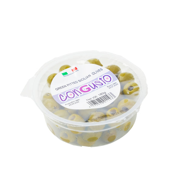 Olives Green Pitted Sicilian image 1