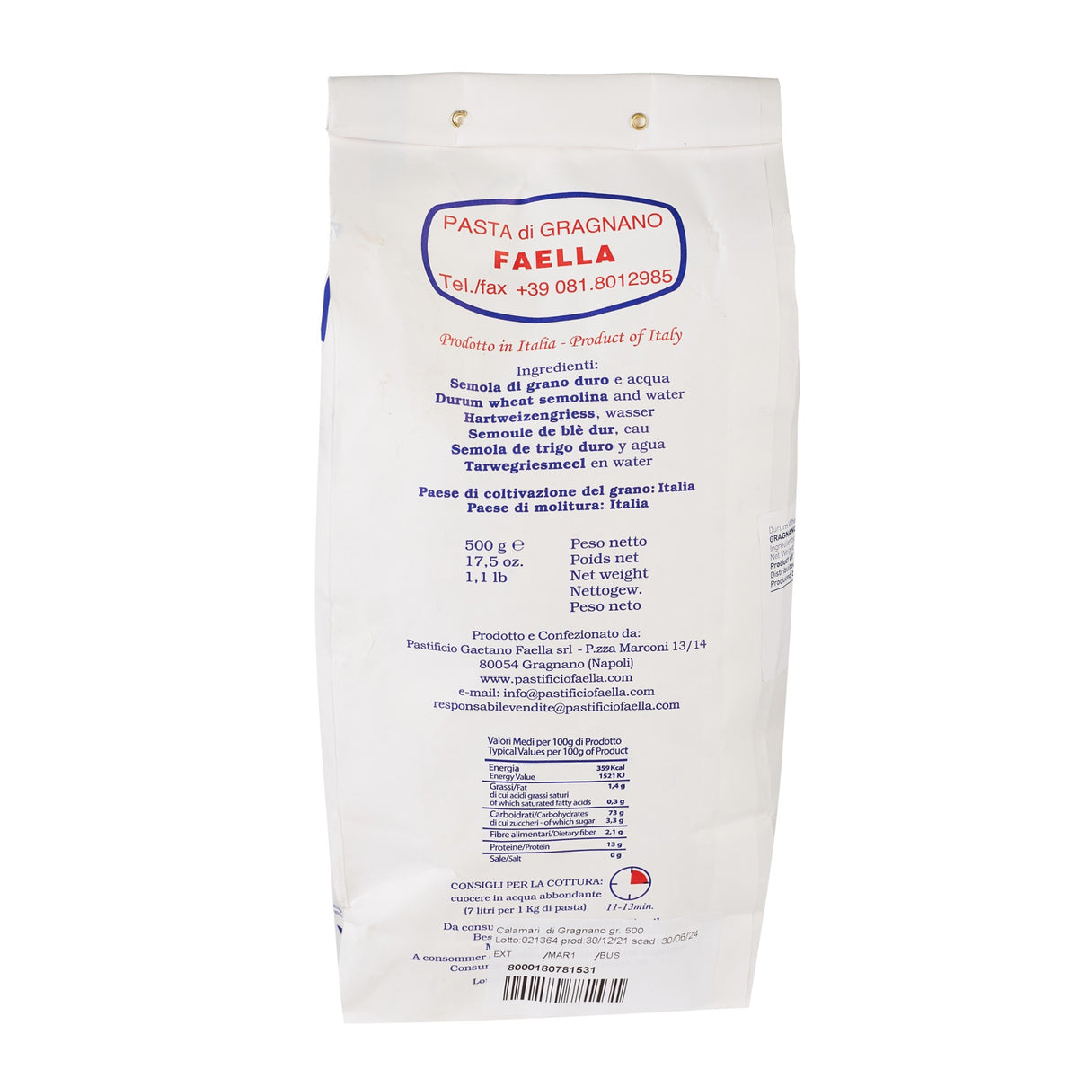 Calamarata Pasta Gragnano image 2