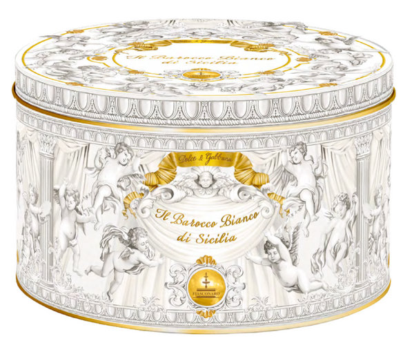 Panettone Salted Caramel & White Chocolate - Dolce&Gabbana Tin 1kg image 1