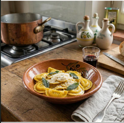 Ravioli of Mezzaluna with Truffle 500g image 1
