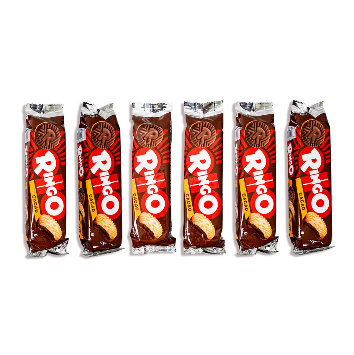Ringo Biscuits Cacao 55g x 6pcs image 2