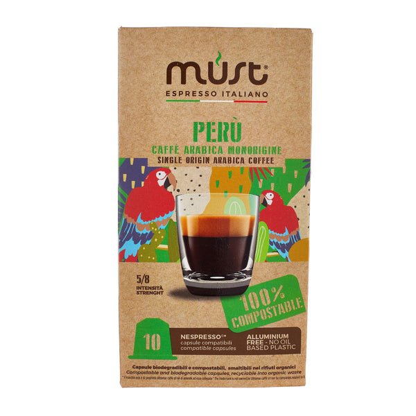Coffee Peru Nespresso Compatible Capsules 10pcs image 1