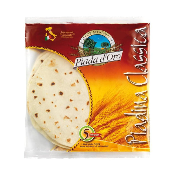 Frozen Pre-Baked Piadina with Extra Virgin Olive Oil 5pcs image 1