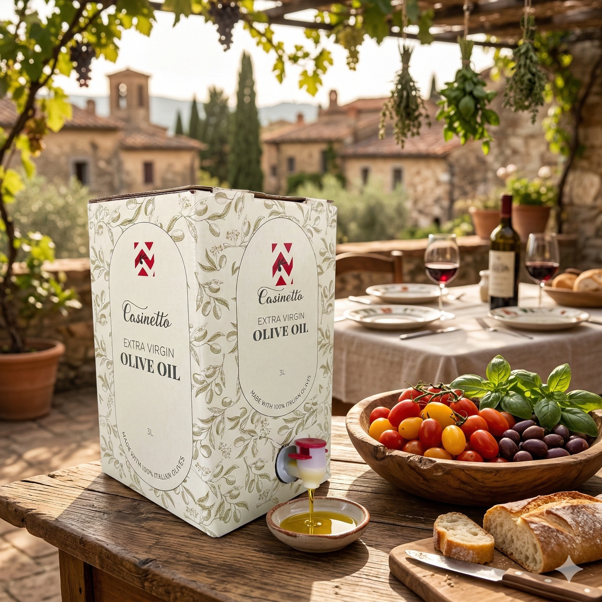 Olive Oil Extra Virgin Casinetto Bag in Box 3L image 5