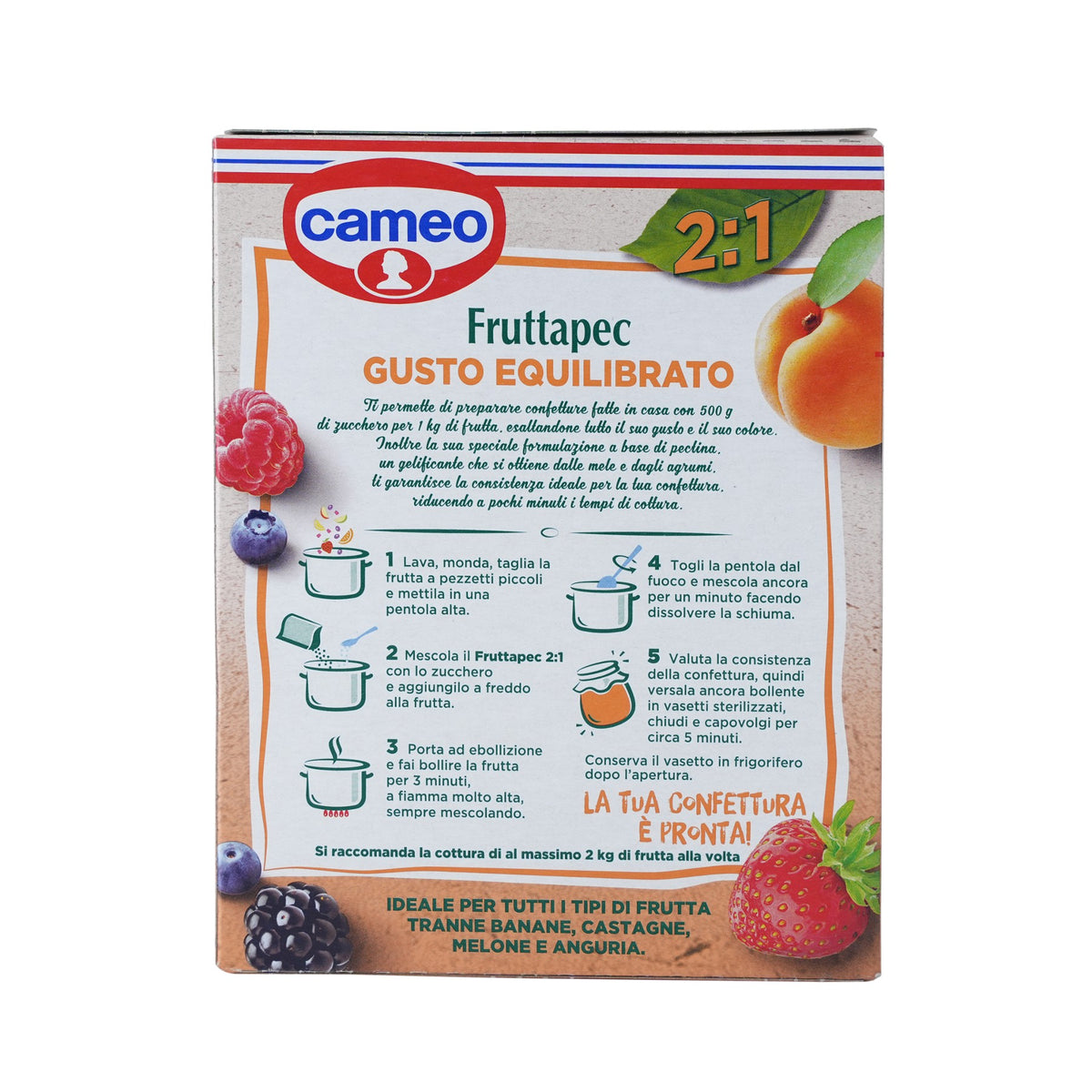 Fruttapec Pectine 2:1 for Jams 25g x 3pcs image 2