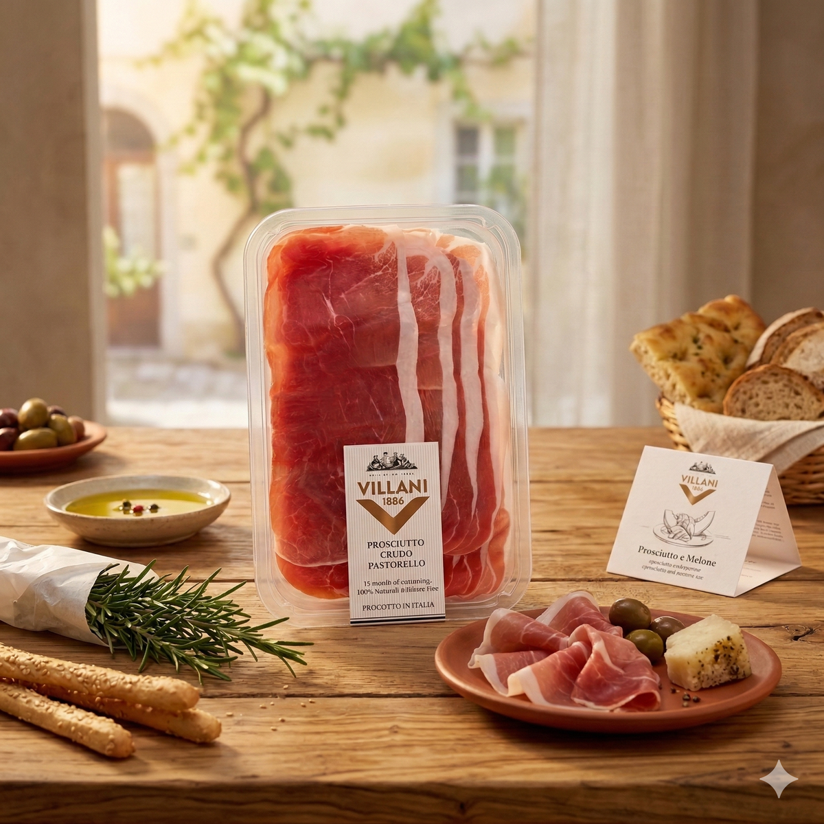 Prosciutto Crudo Ham Sliced - Pork image 2