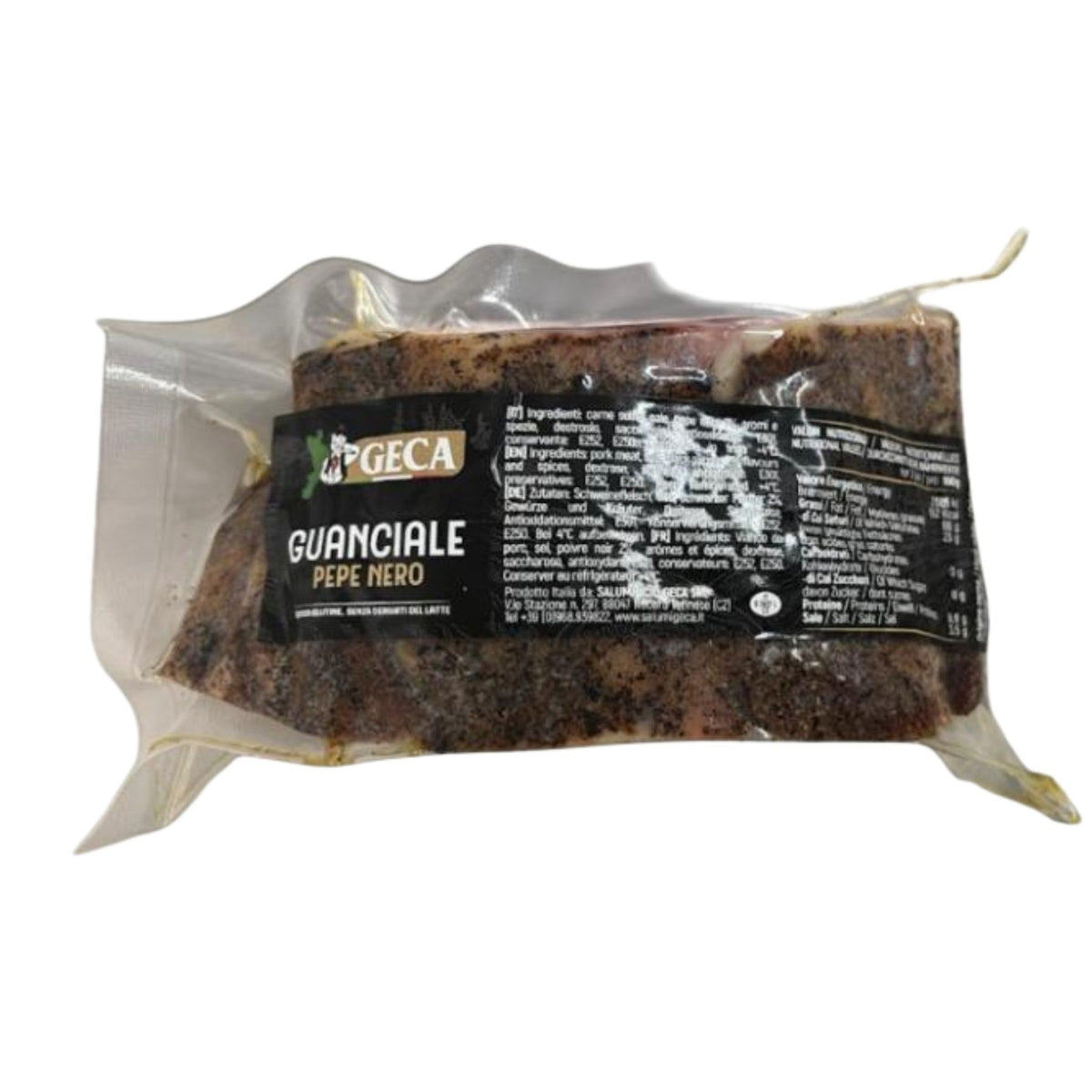 Guanciale Black Pepper - Italian Cured Pork Cheek 400g image 3