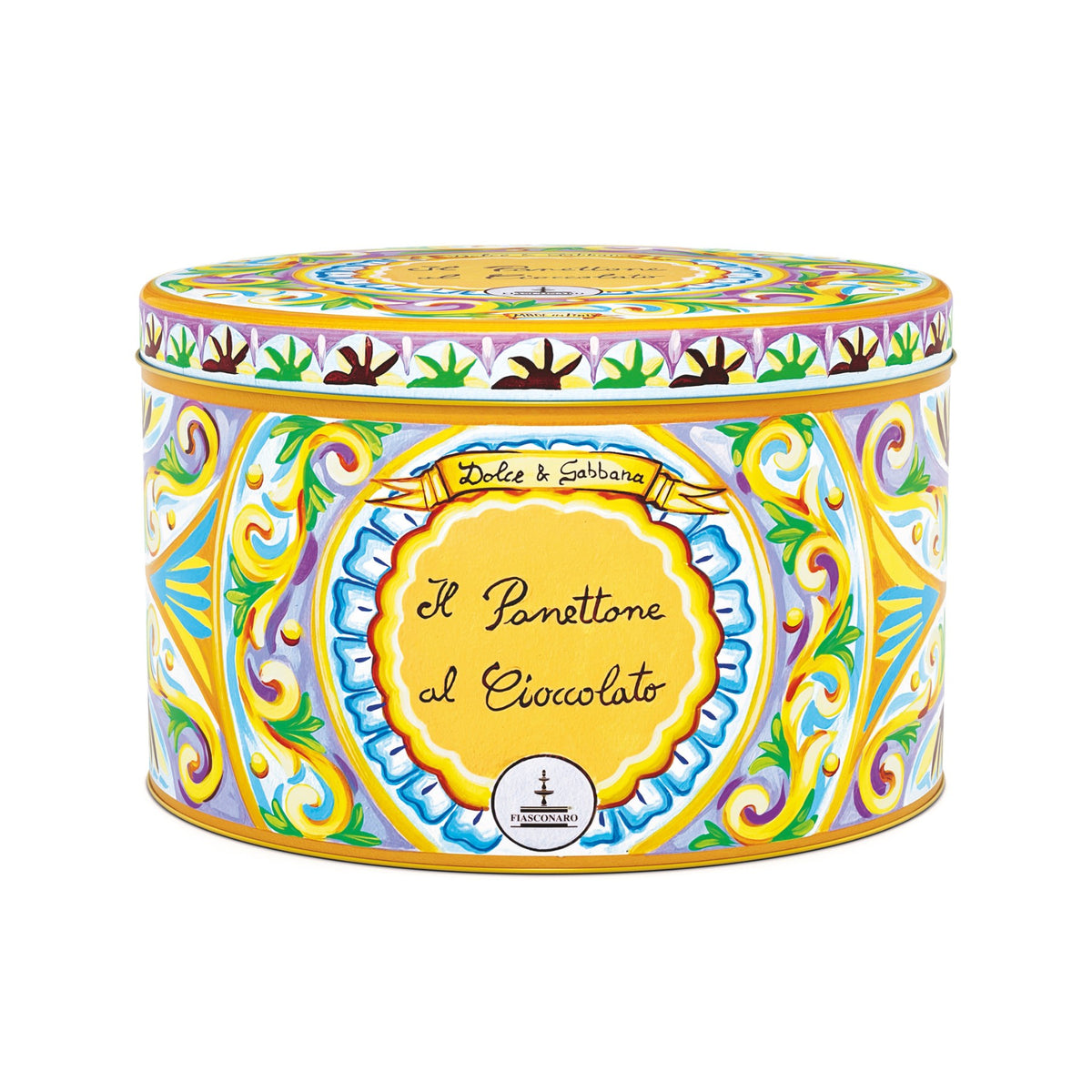 Panettone Chocolate with Dolce & Gabbana Tin 1kg image 3