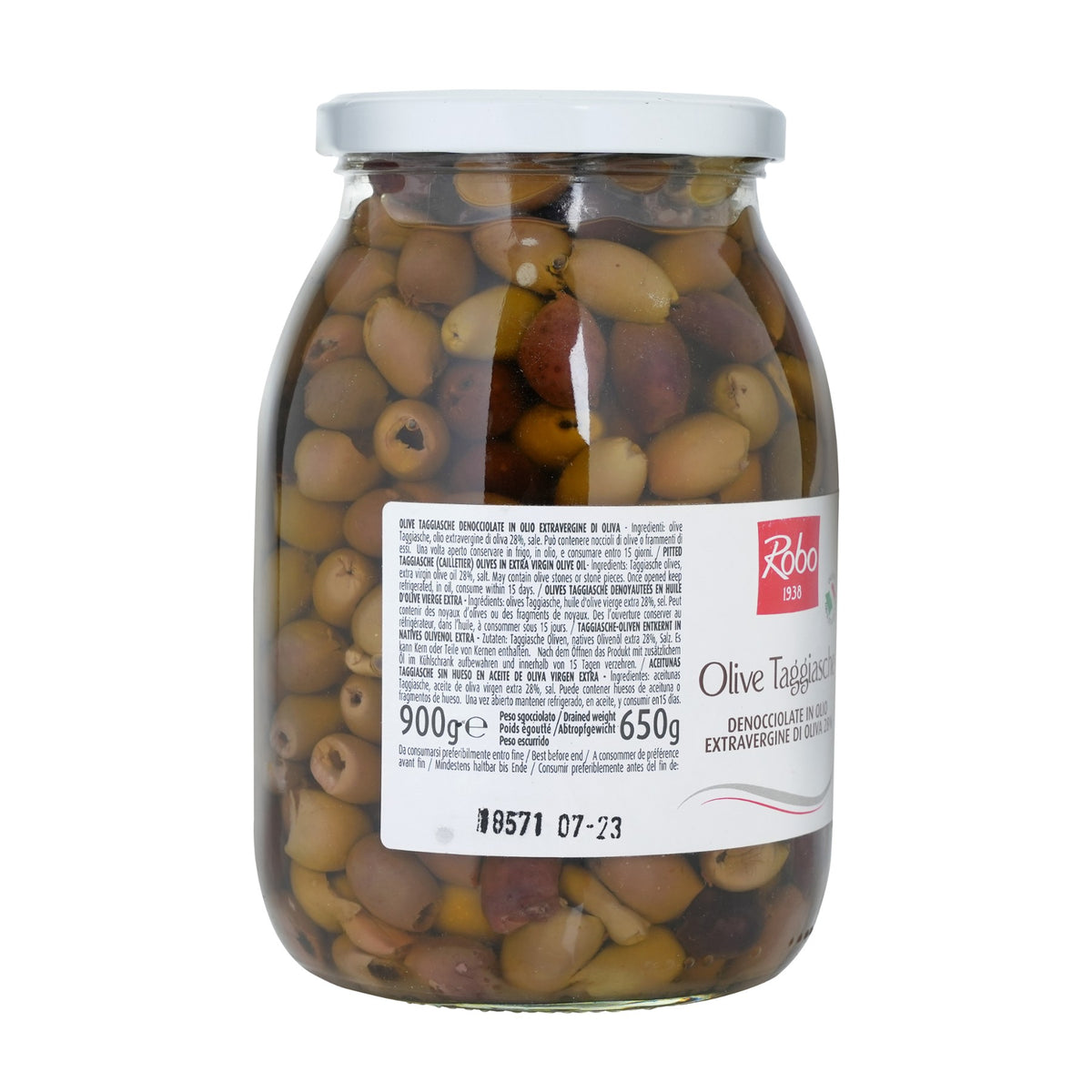 Pitted Taggiasche Olives in Extra Virgin Olive Oil image 2