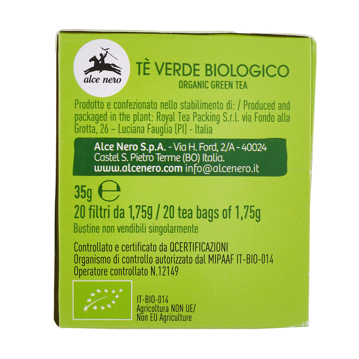 Green Tea Organic Fairtrade 20 bags image 3