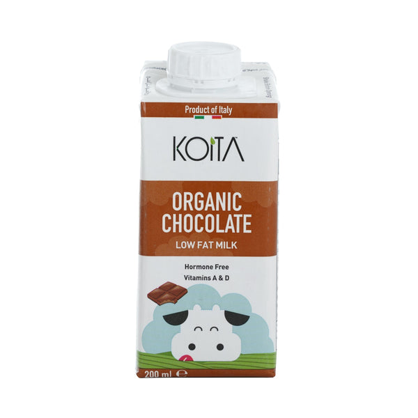Low-Fat Organic Cow Milk - Chocolate 200ml image 1