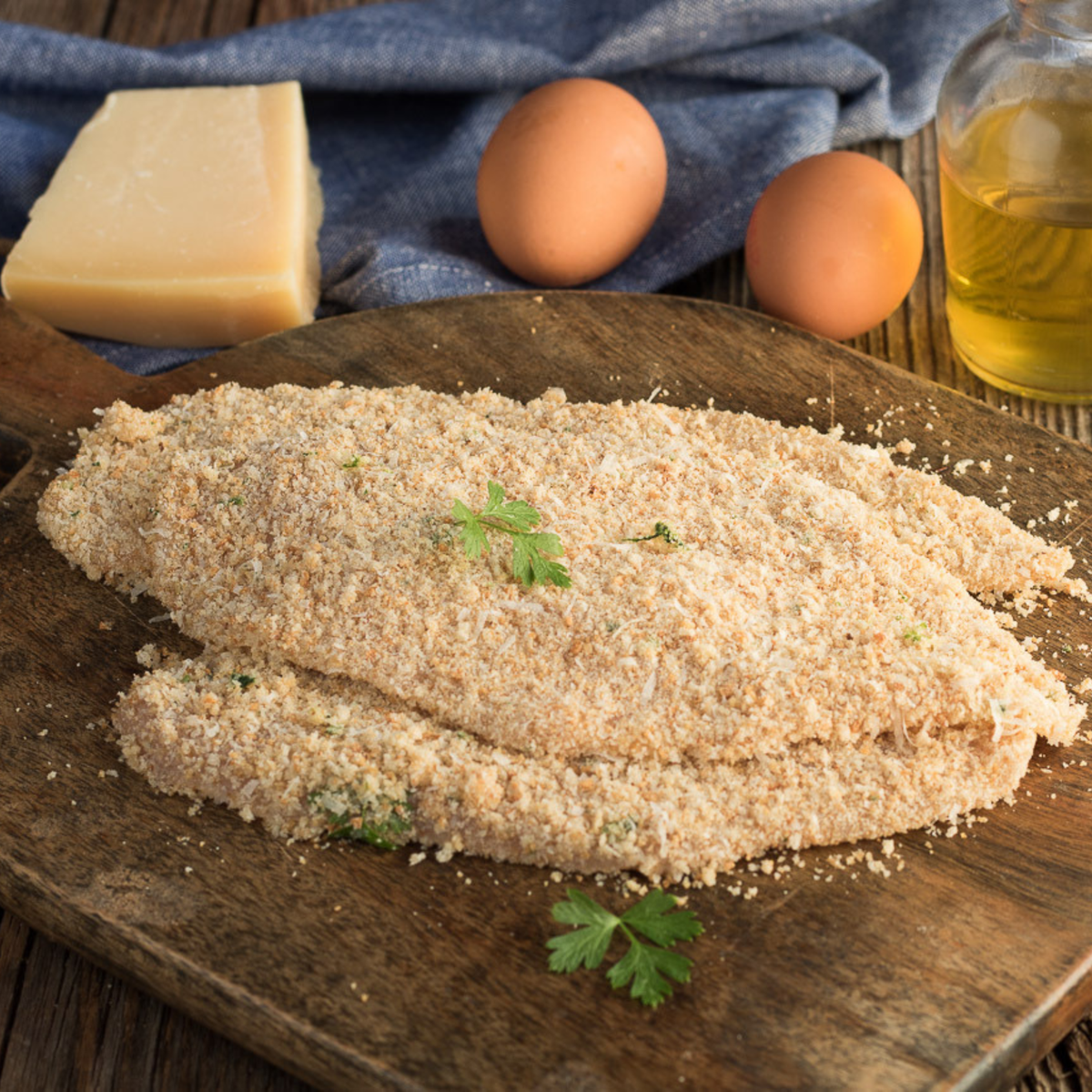 Chicken Cotoletta with Apulian Breadcrumbs ~150g x 2pcs image 1