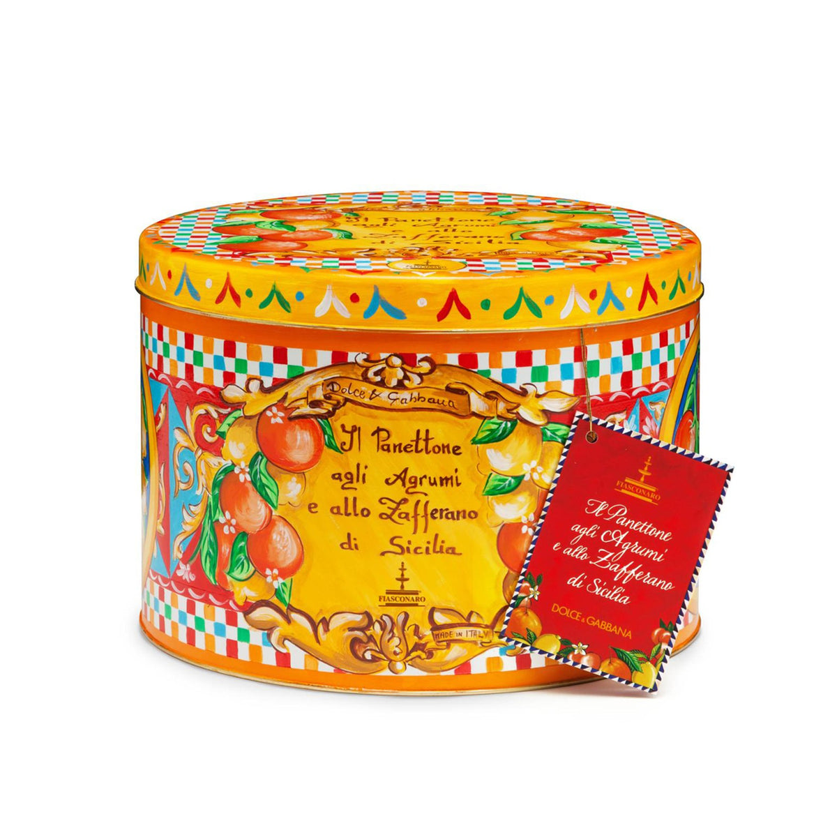 Panettone Citrus & Saffron with Dolce & Gabbana Tin 1kg image 2