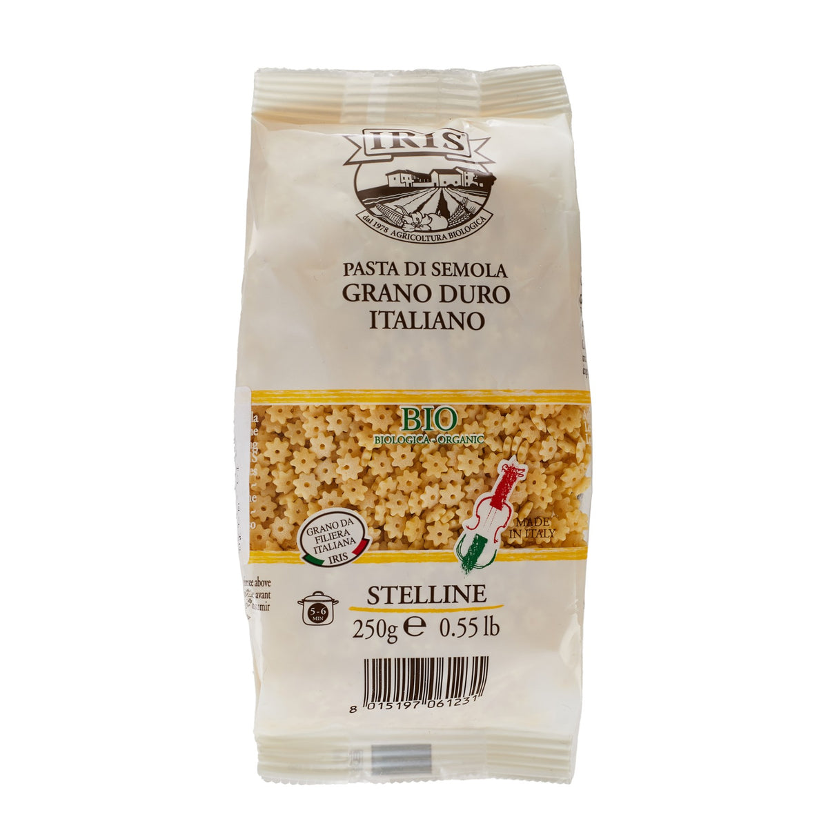 Small Stars Stelline Pastina Organic Pasta image 1