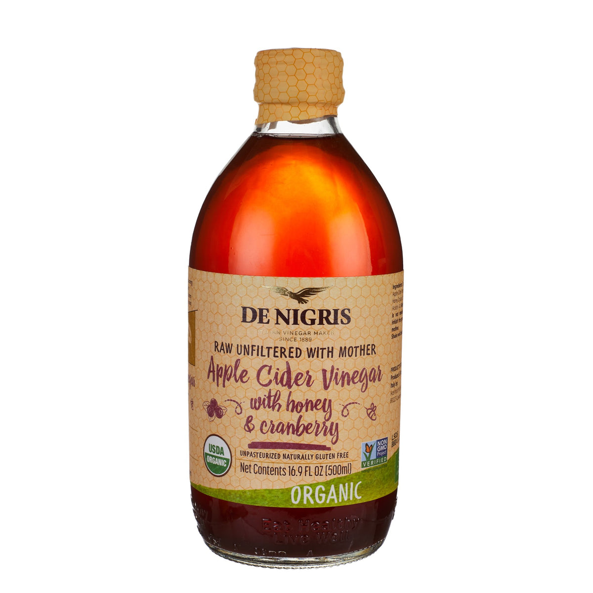 Organic Apple Cider Vinegar Honey & Cranberry image 1